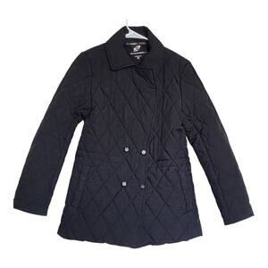 BCBG MAXAZRIA BLACK WOMENS'S QUILTED JACKET SIZE SMALL